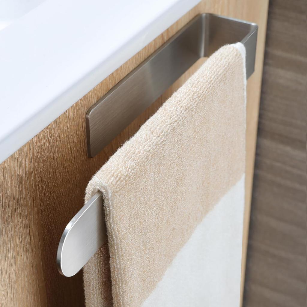 37CM Bathroom Towel Rails Bar Adhesive Stainless Steel Towel Holder Without Drilling Wall Towel Racks for Bathroom Sauna Kitchen