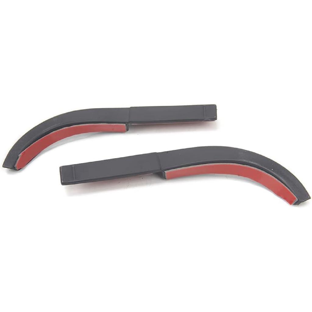 Driverter Rain Gutter for Jeep Wrangler JK JKU Sports 2007-2017 Exterior Accessories Roof Hard-Top ABS Rain Groove Diverter Black, 2-PACK