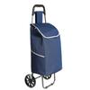 Lightweight Foldable Shopping Cart for Seniors: Stair-Climbing Trolley with Portable Handle