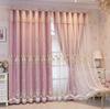 Best Luxury European Royal Blackout Curtains for the Living Room, Luxury Home Window Sheer Curtain Fabric Rideaux for Bedroom