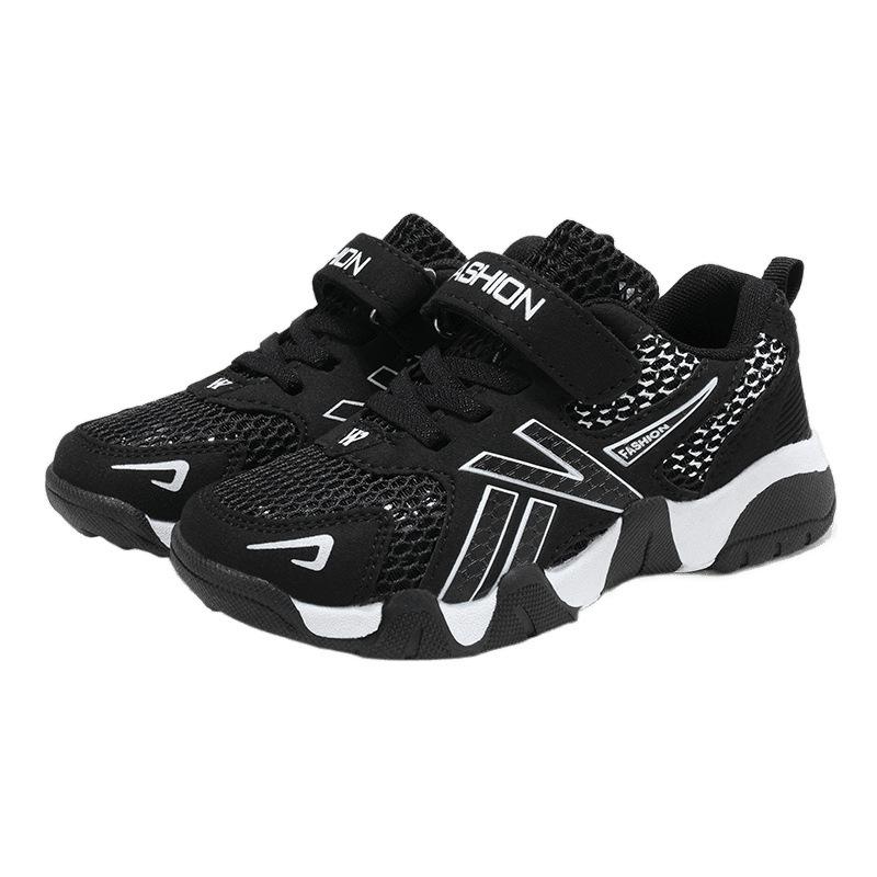 1712 children's sports shoes boys and girls spring and summer classmates casual running travel shoes low-top single mesh hollow shoes