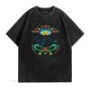 Womens Uff Da Norwegian Rosemaling Funny T Shirt Vintage Washed Unisex Graphic Top For Everyday Wear Soft Streetwear