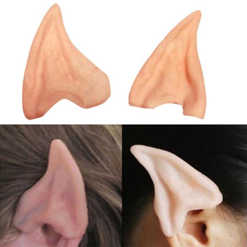 Fairy Halloween Costume Pointed Elf Ears - Latex Silicone Accessories