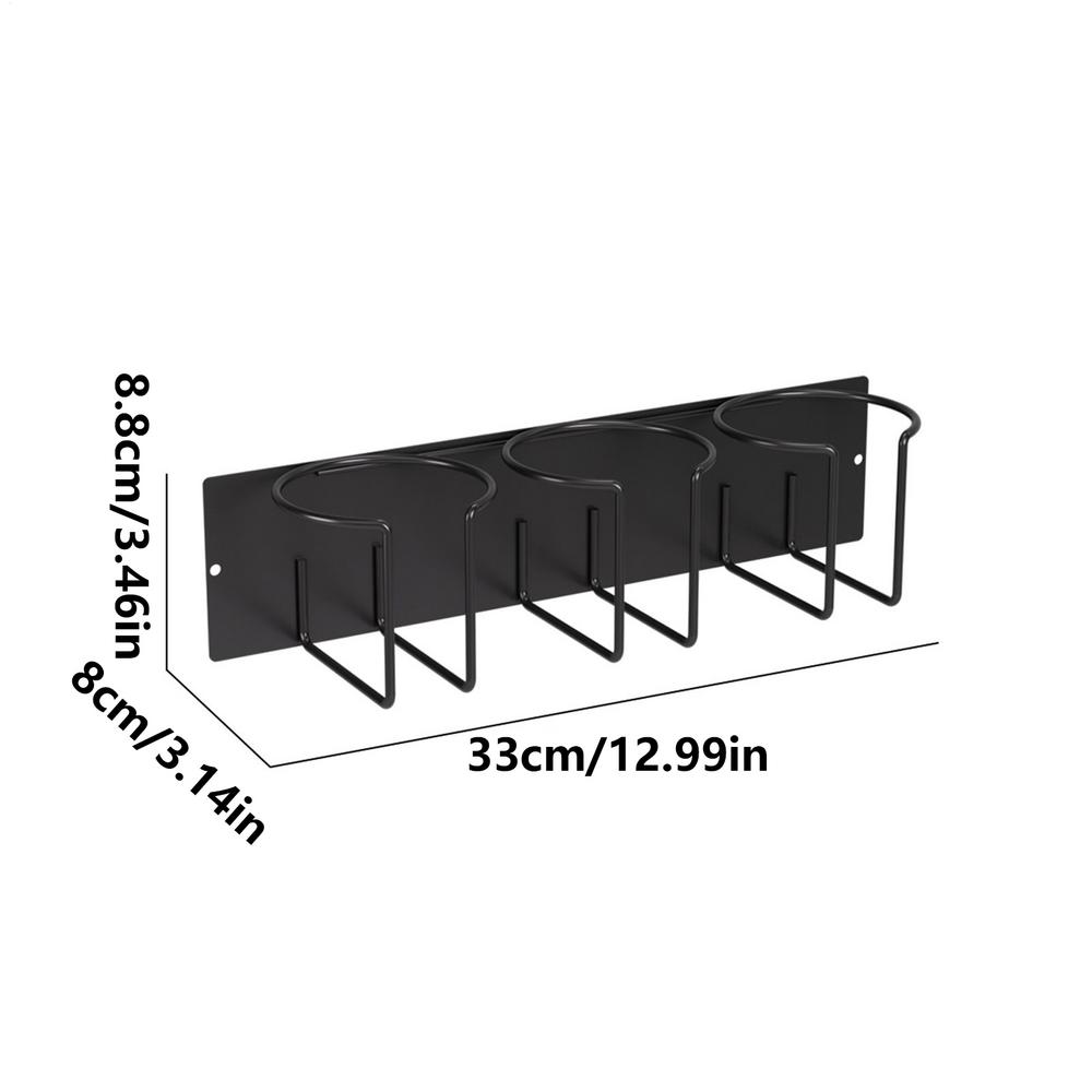 

Магнитный держатель для стаканов на холодильник, экономящая место, сверхпрочная полка, держатель для стаканов 30/40 унций, органайзер на дверцу холодильника для хранения и организации