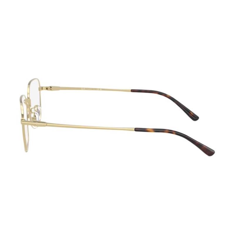 RAYBAN Fashion All-match Titanium Square Optical Eyeglasses Unisex Couple Gold Alloy Prescription Glasses Frames Style 14 0RX8784D-1251