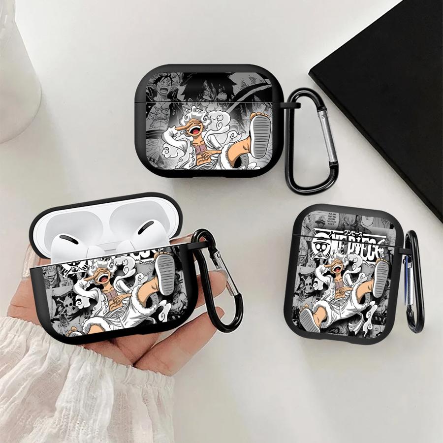 OneS P-ieceS LuffyS Case for Airpods Pro2 3 4 Pro 1 Pro3 2 Earphone Cases Cover