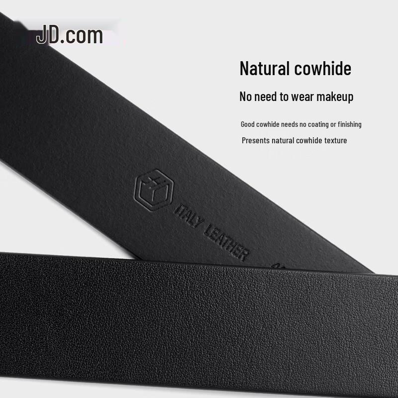 JD Jingzao Men's First Layer Cowhide Belt