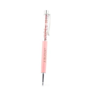 Stones and Minerals. Brazilian Ruby Mineral Pen. Color Pink.