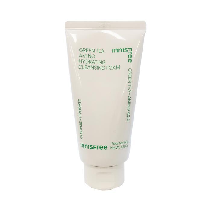 Innisfree Green Tea No-Moisture Cleansing Foam 150ml (New) 1 ea HIS (12002115) Green Tea Amino Moisture Cleansing Foam 150ml