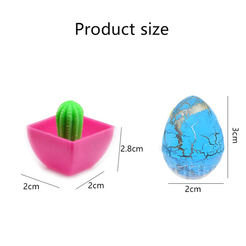 10/20 peças Ovos de Dinossauro para Chocar Mini Suculentos Fofos Lembrancinhas de Festa de Festival Presentes para Crianças EVA Absorvente de Água Presente Inovador TMZ