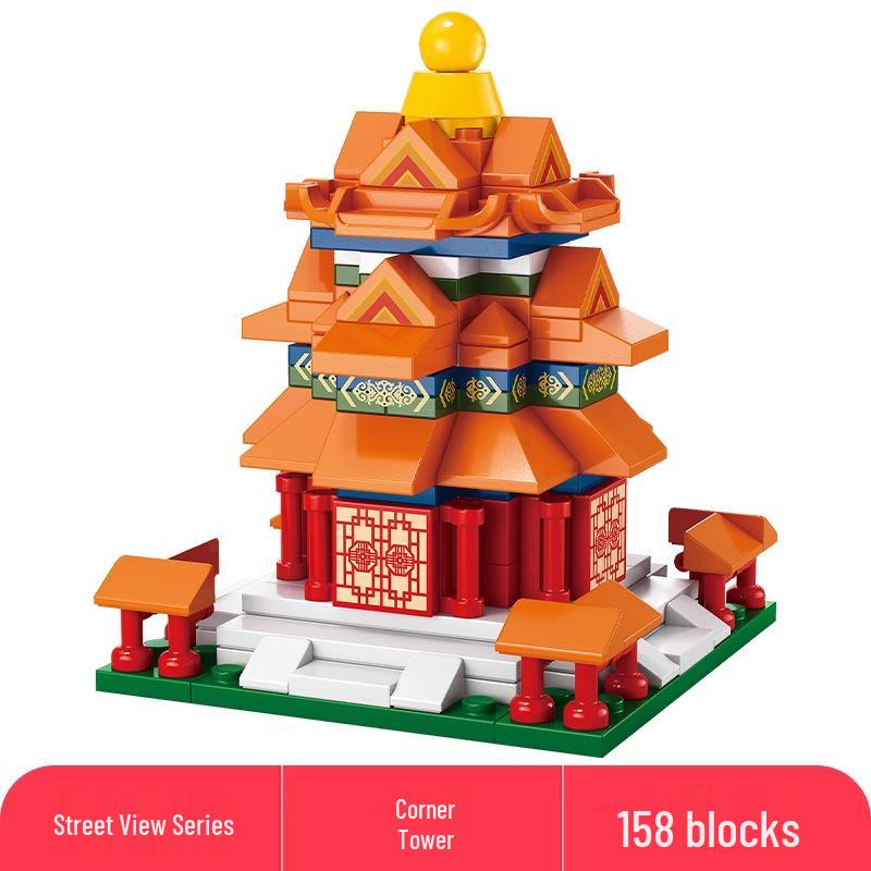 Lele Brothers Tiananmen Building Blocks - Promoting Children's Intelligence with This Beijing Architecture Toy for Boys.