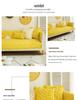 Pure Cotton Non-slip Sofa Cushion Cover – All-Season, Pastoral Style, Full Wrap
