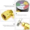 R134A Air Conditioner Gas Cooler with Measuring Gauge Car Refrigerant Charging Pipe AC Recharge Hose for Car Automobile
