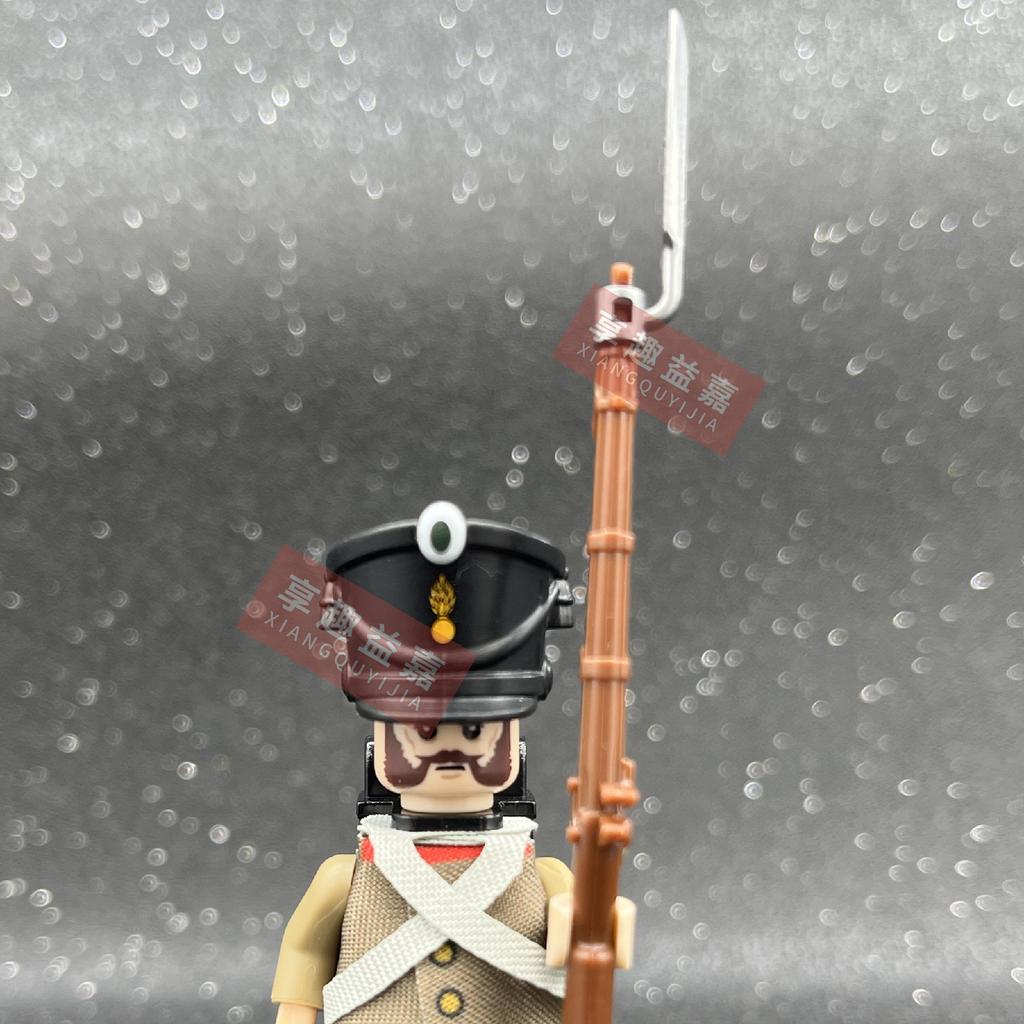 Military affairs Napoleon French Cuirassier Dragoon Building Blocks Model Bricks mini Action toy Figures Toy gift for children