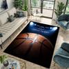 Tappeto Artistico Basket e Campo da Gioco, per Soggiorno, Camera da Letto, Ufficio, Balcone