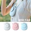 Bear Ears Hanging Neck Fan, 3 Speed USB Rechargeable Mini Portable Fan, Lightweight Fan with Neck Strap for Outdoor Travel