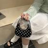 Women Fashion Polka Dot Large Capacity Single Shoulder Tote Handbag Daily Commute Bag