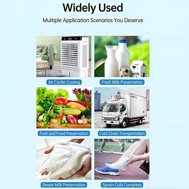 Reusable Ice Box  Keep Fresh Refrigeration Refrigerated Shipping Cooling Box Pe Picnic Cooler Box