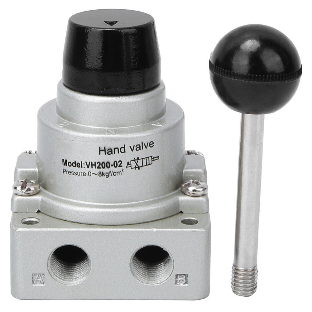 G1 4in Lever Hand Valve Direct Acting Aluminum Alloy 3 Position 4 Way VH200 02 0 8kgf cm²