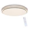 Plafonnier LED - NETTLIFE - Ciel étoilé rond noir - Dimmable - Télécommande incluse - Ø27 cm