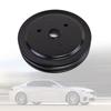 Automobil Kurze Wasserpumpe Kurbelwellenriemenscheibe 2 Nuten Langlebiger Ersatz Silber Swp für Chevy SBC 262 327 400