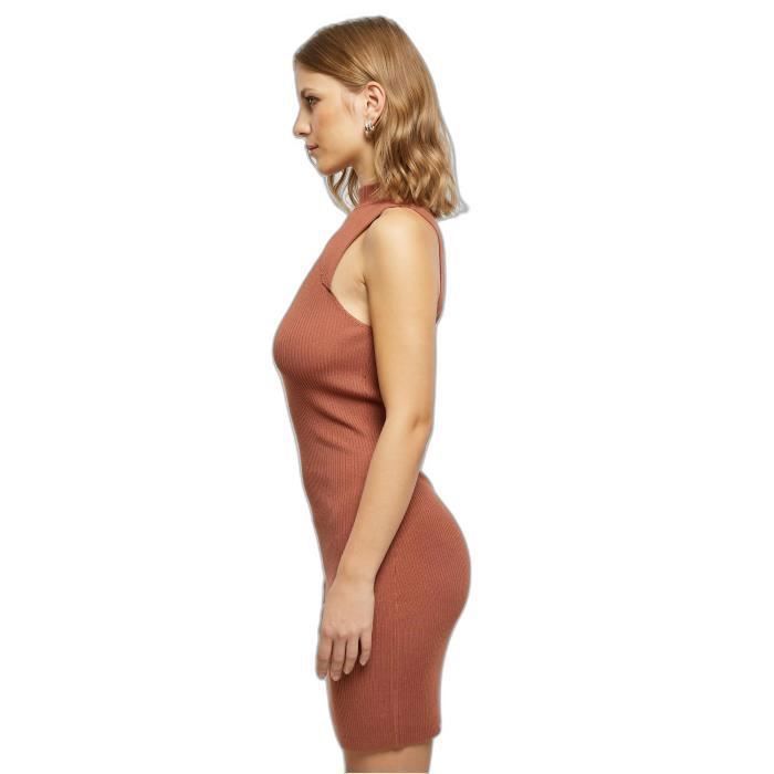 Robe sans manches découpée femme Urban Classics GT - rouge - 4XL