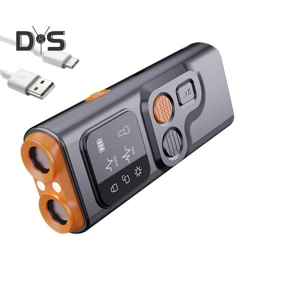 

Ультразвуковое устройство против лая собак с экраном и светодиодным фонариком, перезаряжаемое устройство для остановки плохого поведения собак, отпугивающее устройство для обучения контролю лая собак чёрный