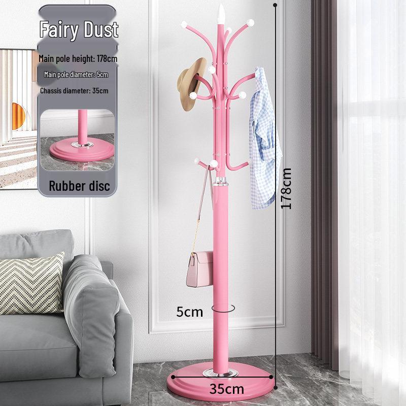 Modern Floor-Standing Coat and Clothes Rack for Bedroom or Living Room