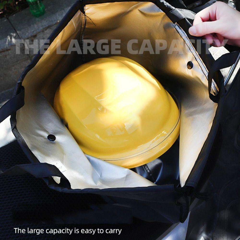Drawstring Motorcycle Helmet Bag Waterproof Helmet Lid Protect Bag  Riding Bicycle