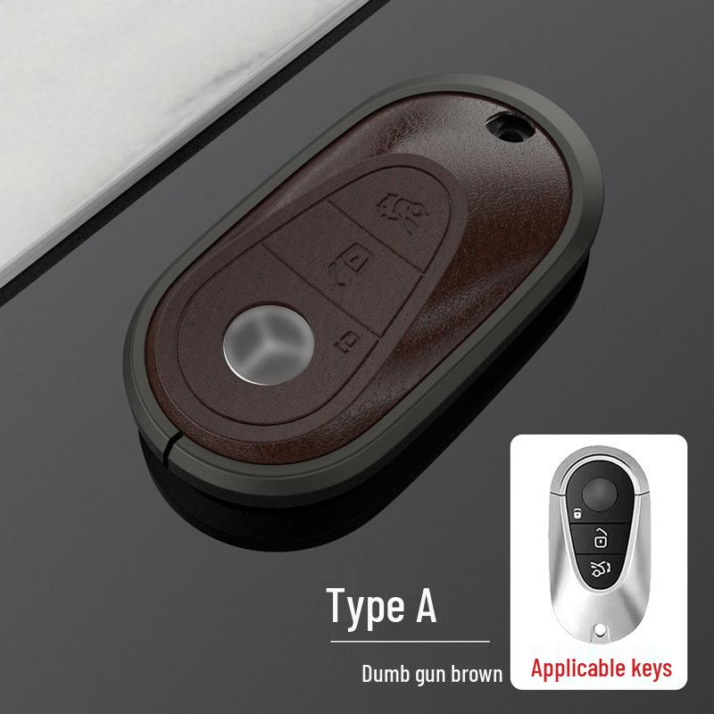 Mercedes Key Fob Protective Case: Fits E300L, C260L, A200L, GLC300L, GLE, and C200L Models