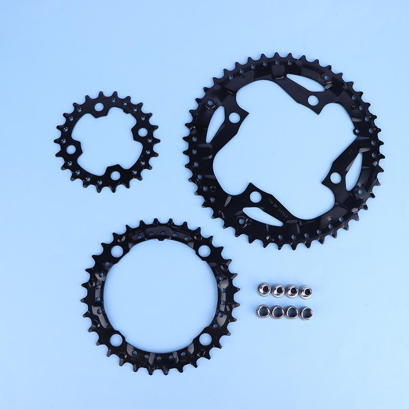 Bucklos Převodník na kolo 104Bcd 3x9S 22T/32T/44T Převodník pro horské kolo Odolný 104/64Bcd Trojitý převodník Sada Cyklistické díly