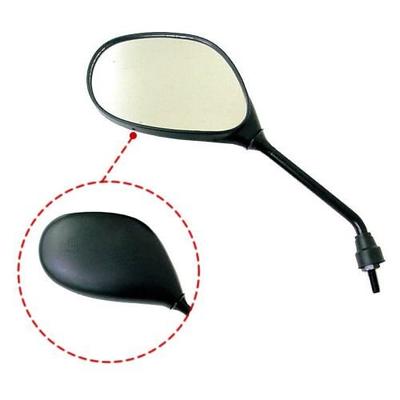 MIRAX MIRAX18 Motorcycle Mirror, Oval Mirror, Left Side, 0.4 Inch (10 Mm), Positive Screw,