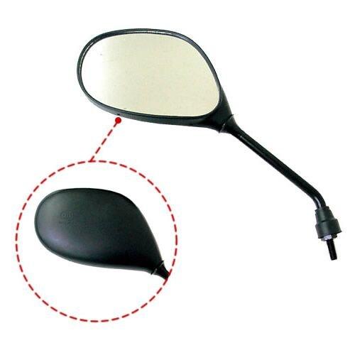 

MIRAX MIRAX18 Motorcycle Mirror, Oval Mirror, Left Side, 0.4 inch (10 mm), Positive Screw, Left positive screw 10mm