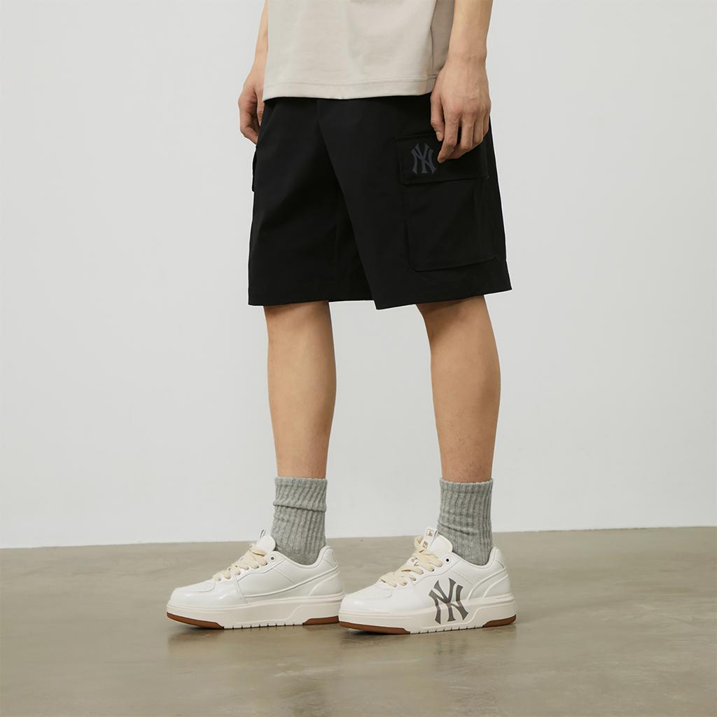 MLB Chunky Liner Crocodile Pattern Versatile Low-Top Sneakers Unisex sneakers White 3ASXCLX4N-50WHS
