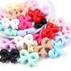 10pcs 23.5x31mm Acrylic Bow Beads Colorful Bowknot Loose Spacer Bead For Jewelry Making DIY Bracelet Phone Key Chain Accessories