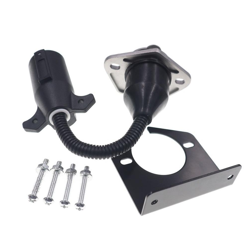 7 Pin Trailer Connector Adapter FOR AMERICAN Blade To Round Socket UAG717 With Replacement Car Accessories