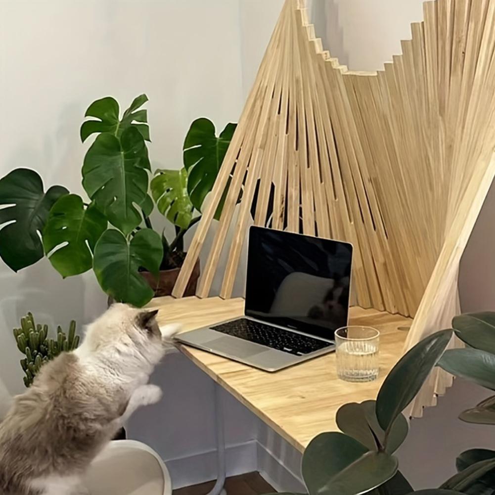 80cm*60cm Folding Desk Wall Mounted Wall Table Creative Hanging Wall Table Solid Wood Computer Folding Table Home Decoration