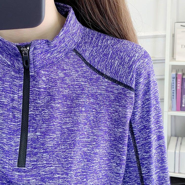 Breathable and Lightweight Outdoor Quick-Drying Women's Running Sports Long-Sleeved T-Shirt