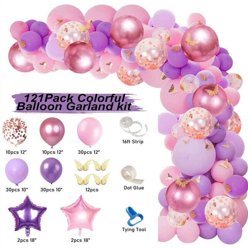 Balloon Chain Set Confession Engagement Balloon Set Opening Birthday Scene Arrangement Balloon