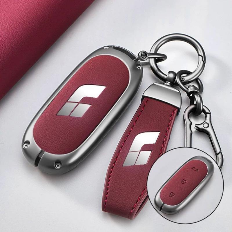Ideal L6-L9 Key Case: Premium Full-Coverage Metal Shell for Car Accessories, Suitable for Men and Women.
