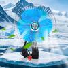 12/24V 25W Portable Vehicle Auto Car Oscillating Celling Fan Adjustable Personal Cooling Fan for Travel Car Small Summer Cooler