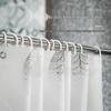 LIEI Leaves Pattern PEVA Shower Curtain