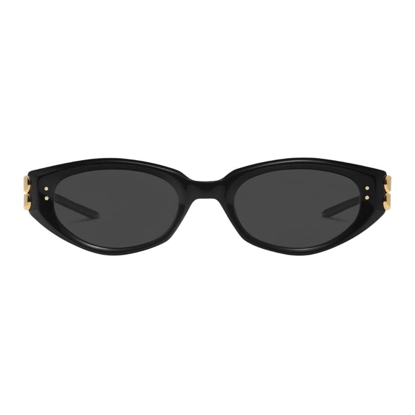 Gentle Monster Cat Eye Sunglasses With Adjustable Degree Unisex Sunglasses Black KUNST01GD
