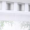 Farbe Halbvorhang für Küche/Schlafzimmer/Wohnzimmer Fensterdekoration Römisches Aufhängeschlaufen