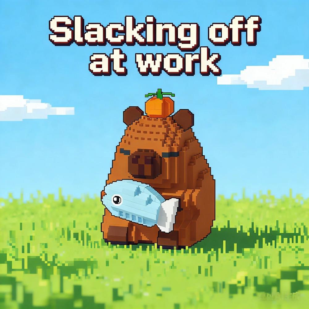 "Set di Blocchi da Costruzione Capibara - Carino Porcellino d'India d'Acqua Modello Fai-da-te | Divertente Giocattolo STEM per Bambini e Adulti"