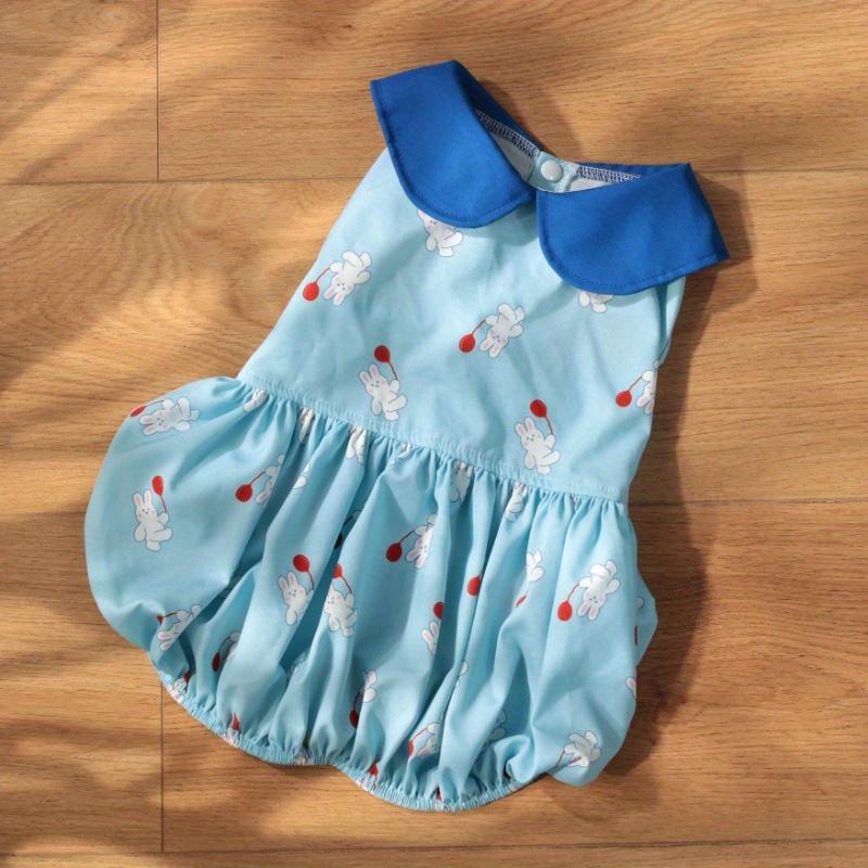 

Одежда против шерсти для собак Весенне-летнее тонкое платье принцессы для кошки Кружевное многослойное платье Торт Маленькая собака Тедди Питомец XS синий