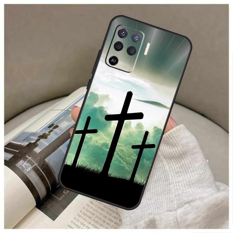 Faith Christian Religious Jesus Case For OPPO A96 A76 A16 A54 A74 A94 A98 A78 A5 A9 A15 A17 A77 A52 A72 A53S A57S A79 Cover