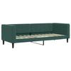 VidaXL Lit de jour avec matelas vert foncé 80x200 cm velours 3196662
