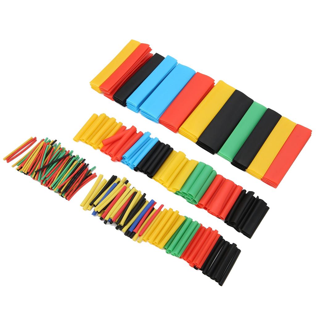 328Pcs Heat Shrink Tube Polyolefin Colorful Cable Sleeves Retractable Kit with 2:1 Shrinkage