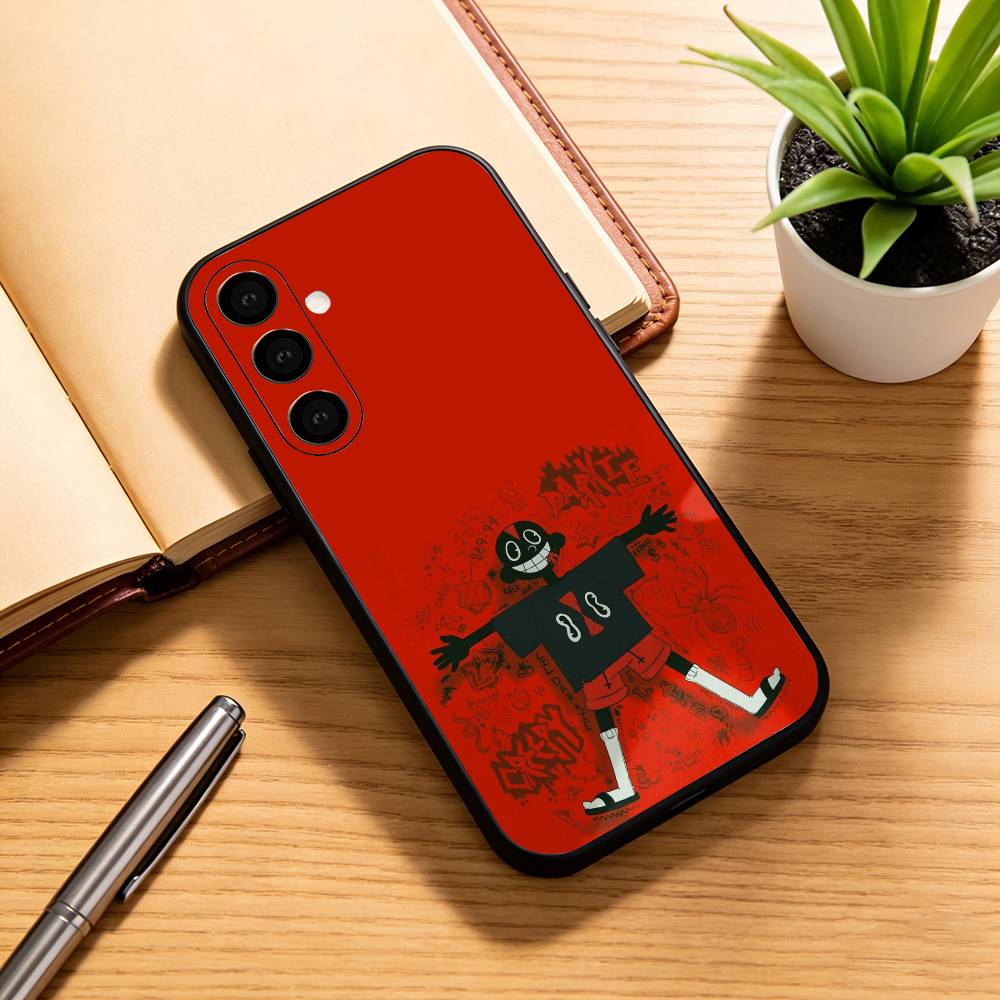 Rapper L-Lil D-Darkie   Telefon tok Fekete Szilikon Puha Samsung Galaxy A73,A72,A71,A70,A53,A52,A51 készülékhez